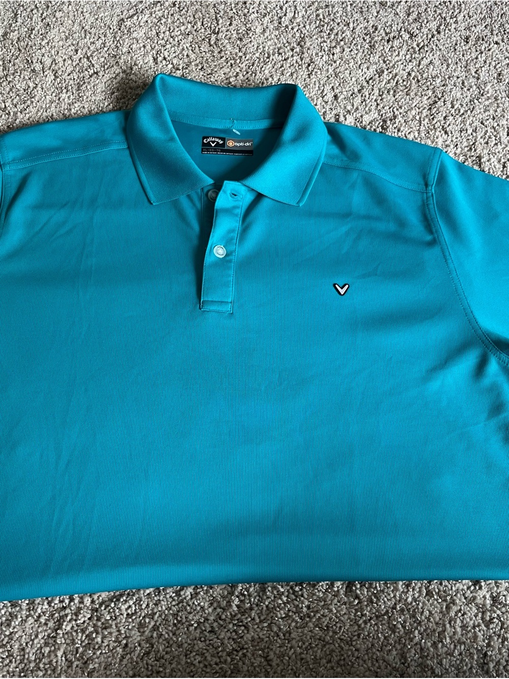 Callaway Men's Teal Performance Polo Shirt